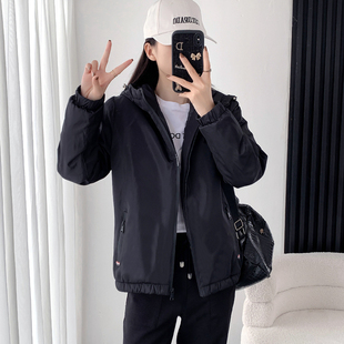 女士秋冬二棉夹棉外套大码冬季棉衣胖mm初冬保暖棉服女宽松薄棉袄