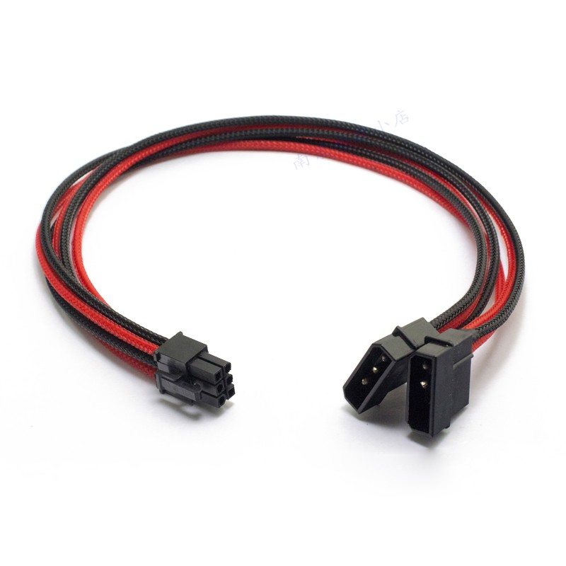 双4pin转6pin供电线型4PIN