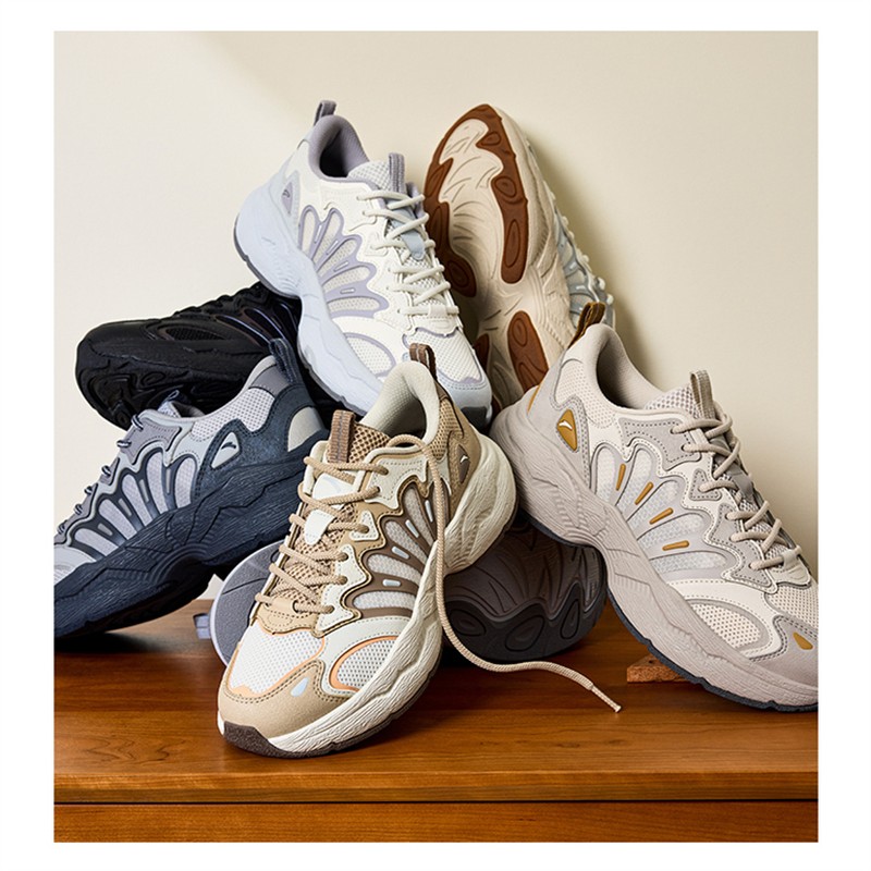 安踏林休闲鞋运动网陨石男女