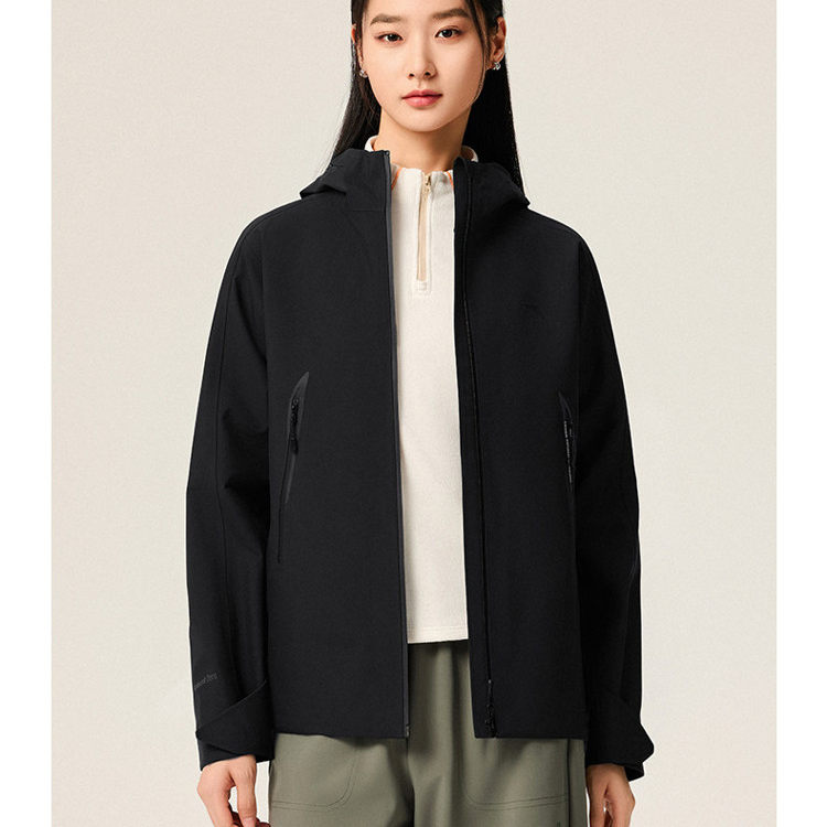 好物价 安踏风暴甲春秋款安踏硬壳冲锋衣女防水登山外套162546604