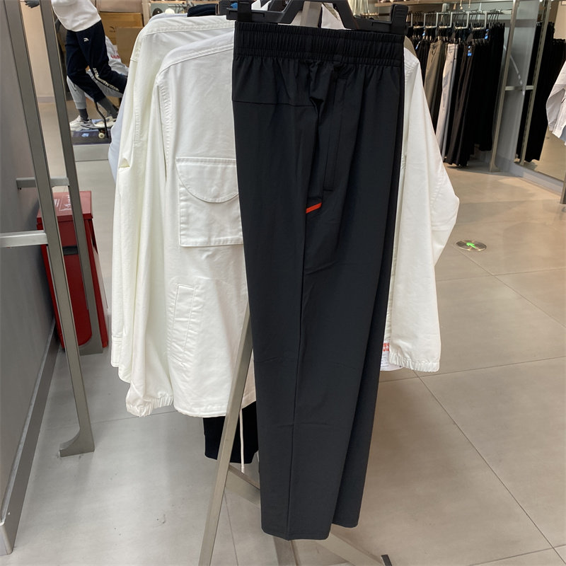 运动正品休闲男裤梭织安踏