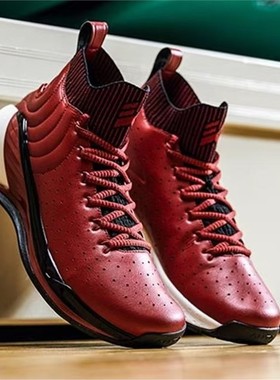 篮球鞋1比赛安踏克莱-11841101篮球鞋安踏大促汤普森KT4透气