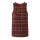 背心裙 裙0.51 无袖 圆领单口袋格子印花设计时尚 减龄百搭秋冬毛呢