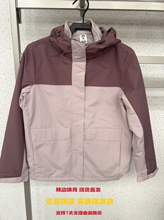 安踏抓绒内胆三合一外套女2025冬季新款夹克上衣两件套162547601