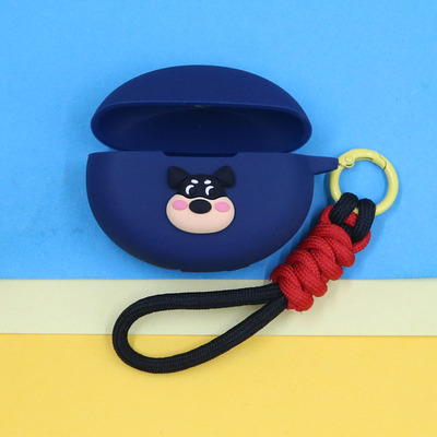 适用倍思MC1 Pro小云朵耳夹蓝牙耳机保护套MC1潮酷个性可爱萌Q版小狗头手绳连体硅胶软壳