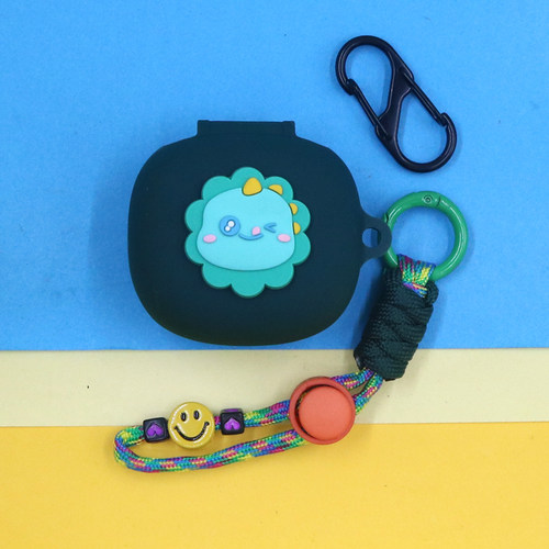 适用JBL WAVE FLEX 2蓝牙耳机保护套T280 TWS X3/X2 COMPACT小精灵可爱萌小鸡恐龙大象狮子笑脸手绳硅胶软壳