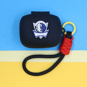 适用声阔C40i太空舱PRO耳夹式蓝牙耳机保护套C30i潮酷篮球勇士湖人独行侠爵士快船雷霆编织手绳挂饰硅胶软壳