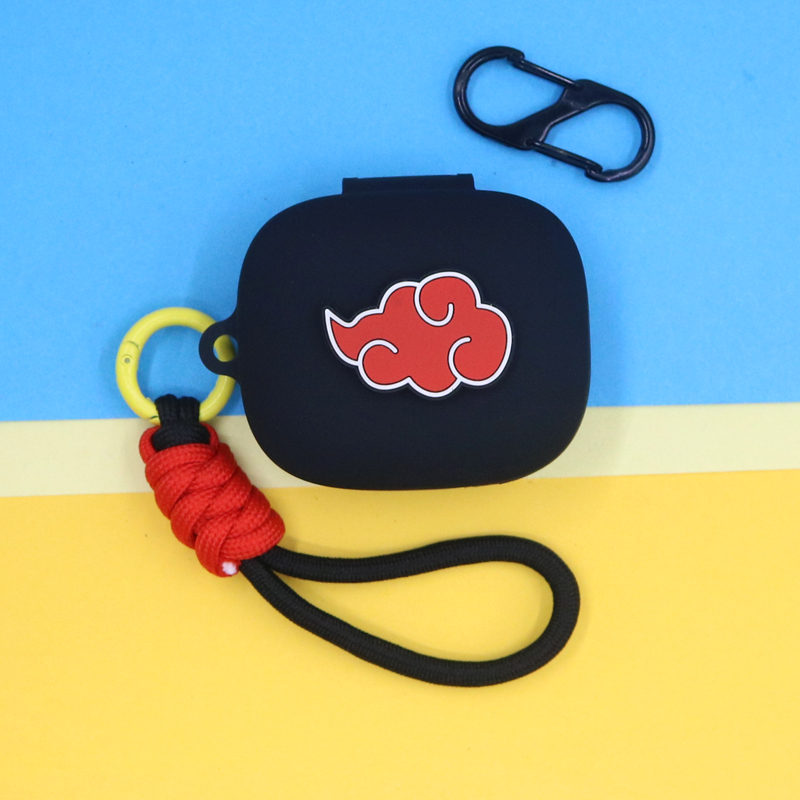 适用QCY MeloBuds N30蓝牙耳机保护套T13 X ANC/AilyBuds E20/E10潮酷萌卡通动漫火影忍者鸣人卡卡西硅胶软壳