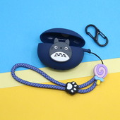 5i蓝牙耳机保护套潮酷可爱萌卡通起司猫库洛米手绳挂饰硅胶软壳 适用华为FreeBuds