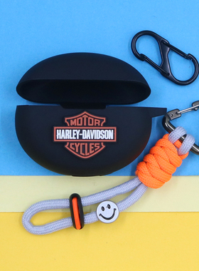 适用QCY C50/C30S耳夹开放式蓝牙耳机保护套潮酷个性简约潮图伞绳手饰连体硅胶软壳