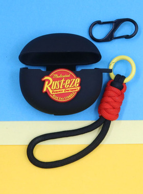 适用OPPO Enco air2/3/4pro新声版蓝牙耳机保护套2i/3i/R3pro潮酷个性简约黑色风黑豹奥特曼蜘蛛侠R4硅胶软壳