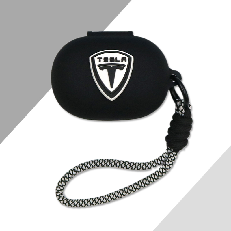 适用Bose QC新一代小鲨2代消降噪蓝牙耳机保护套个性黑色潮酷简约图标手绳挂饰连体充电仓盒防摔硅胶软壳