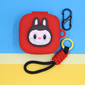 适用漫步者Comfo Solo开放式蓝牙耳机保护套花再EVO OPEN/X Fit小清新可爱萌卡通拉布布手绳挂饰硅胶软壳