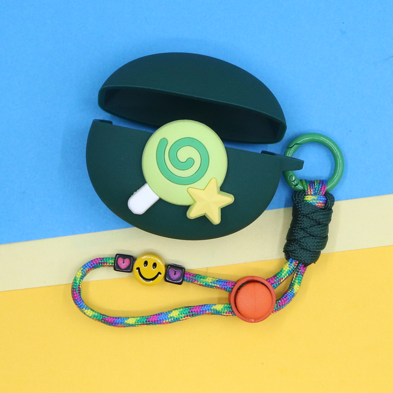 适用倍思MC1 Pro耳夹蓝牙耳机保护套MC1小云朵潮酷可爱小清新少女心萌卡通棒棒糖手绳挂饰防摔硅胶软壳