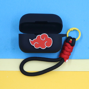 适用声阔AeroClip/C50i开放耳夹式蓝牙耳机保护套潮酷动漫火影忍者鸣人晓组织卡卡西佐助手绳挂饰硅胶软壳