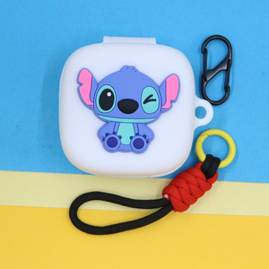 适用漫步者Comfo Solo开放式蓝牙耳机保护套花再EVO OPEN/X Fit可爱萌动漫卡通星际宝贝粉色史迪奇安琪硅胶壳