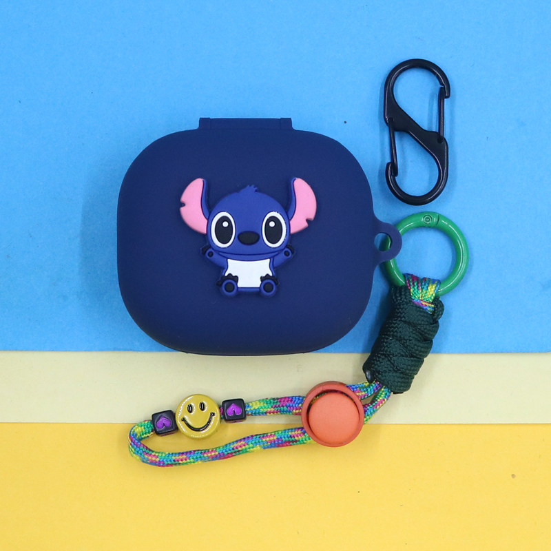 适用Beats Powerbeats Fit蓝牙耳机保护套Fit Pro潮酷可爱萌动漫卡通史迪仔库洛米笑脸手绳挂饰硅胶软壳