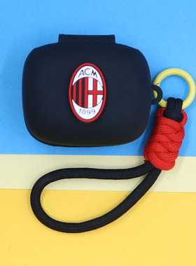 适用JBL WAVE FLEX 2蓝牙耳机保护套COMPACT小精灵潮酷足球皇马萨仁AC国际米兰切尔西T280 TWS X3/X2硅胶软壳