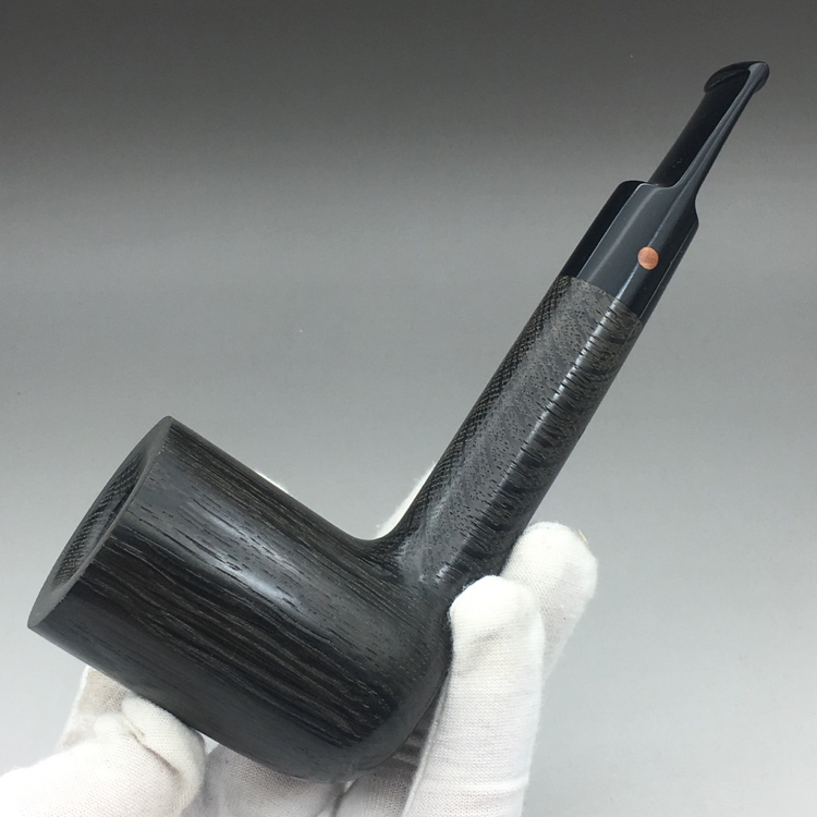 小猪烟斗 全新沼泽橡木 意大利Moretti莫雷蒂 橡木化石 2018年 25