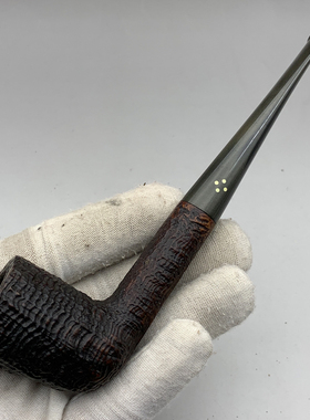 小猪烟斗 二手石楠木 英国Sasieni four dot ruff-root Victoria