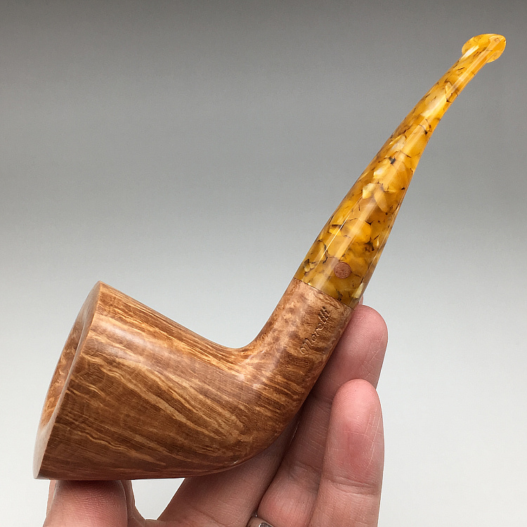 小猪烟斗 全新石楠木 意大利Moretti莫雷蒂 原色 bbb4 2017年 24