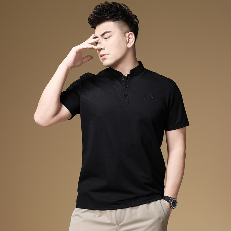 2025夏季新款男士风亚麻棉麻透气短袖T恤D228-3705-P68,男装民族服装,电商D228（原B310）