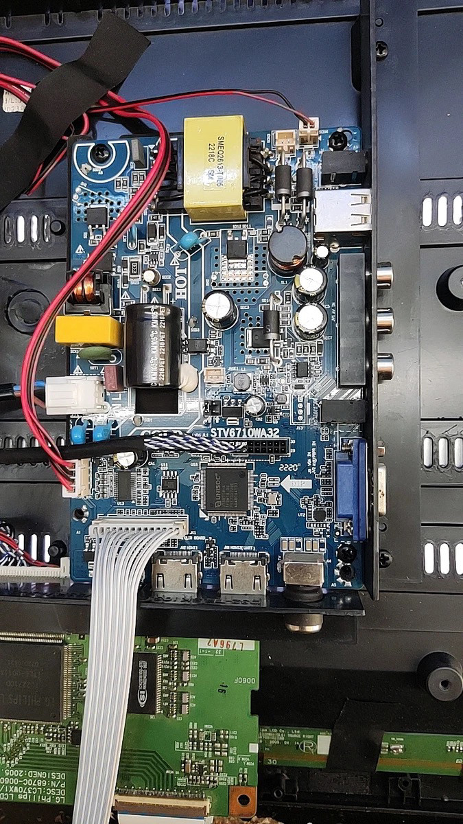 STV6710WA32主板要组装机32寸电源板程序优盘升级