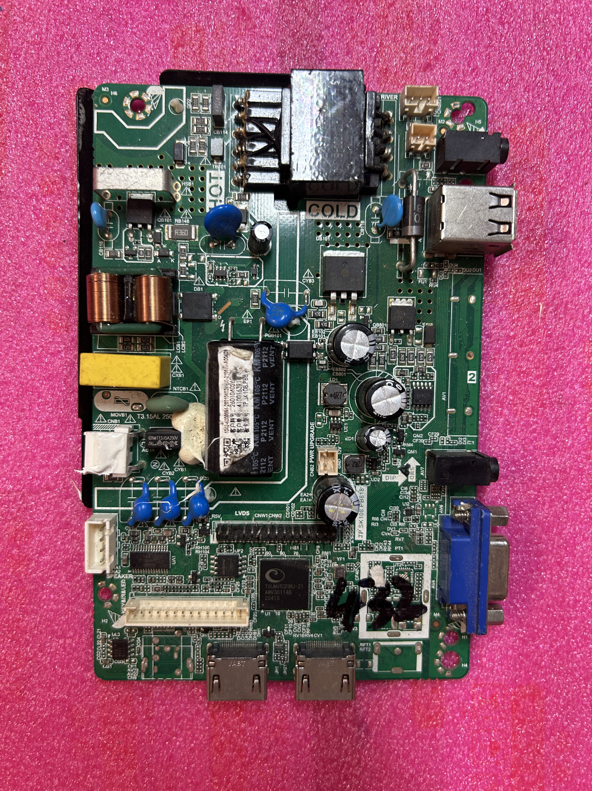 乐华TP.SK108.PB818 TP.SK106A.PB818 CV53A-A32万能主板