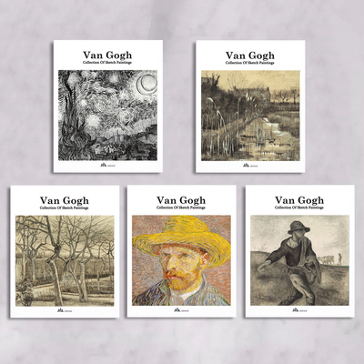 梵高艺术作品画册样板房装饰真书