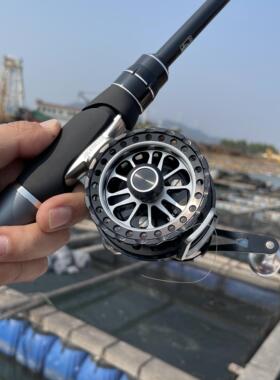 益超ax83筏钓轮卸力骚音微铅筏钓超轻RC83同款防海水筏轮海筏轮