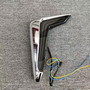 丰田埃尔法日行灯七字灯LED前杠灯加装 蒙娜雾灯 转向灯改装