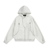 潮牌情侣外套连帽衫男女同款卫衣痞帅慵懒风早秋中性风W886-P75，女装短外套，星座918-1