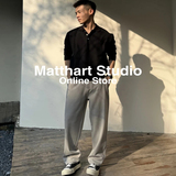 秋冬呼吸感肌理感织法极简INS翻领百搭针织衫毛衣M896-P78，男装针织衫/毛衣，星座918-1