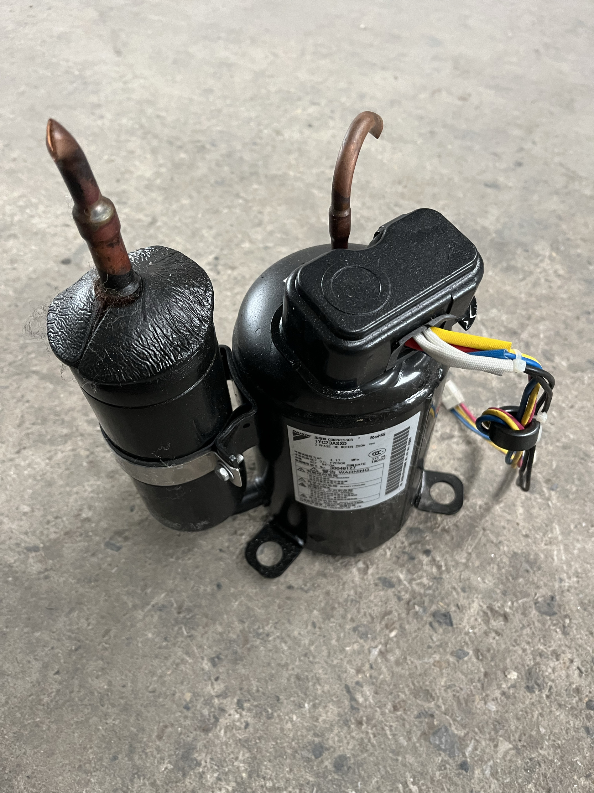压缩机1YC23ASXD 1.5匹空调拆机件 试机发货