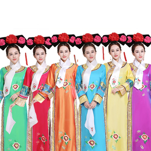 租清朝格格服妃子服福晋贵妃大宫女丫鬟甄嬛传服装还珠格格演出