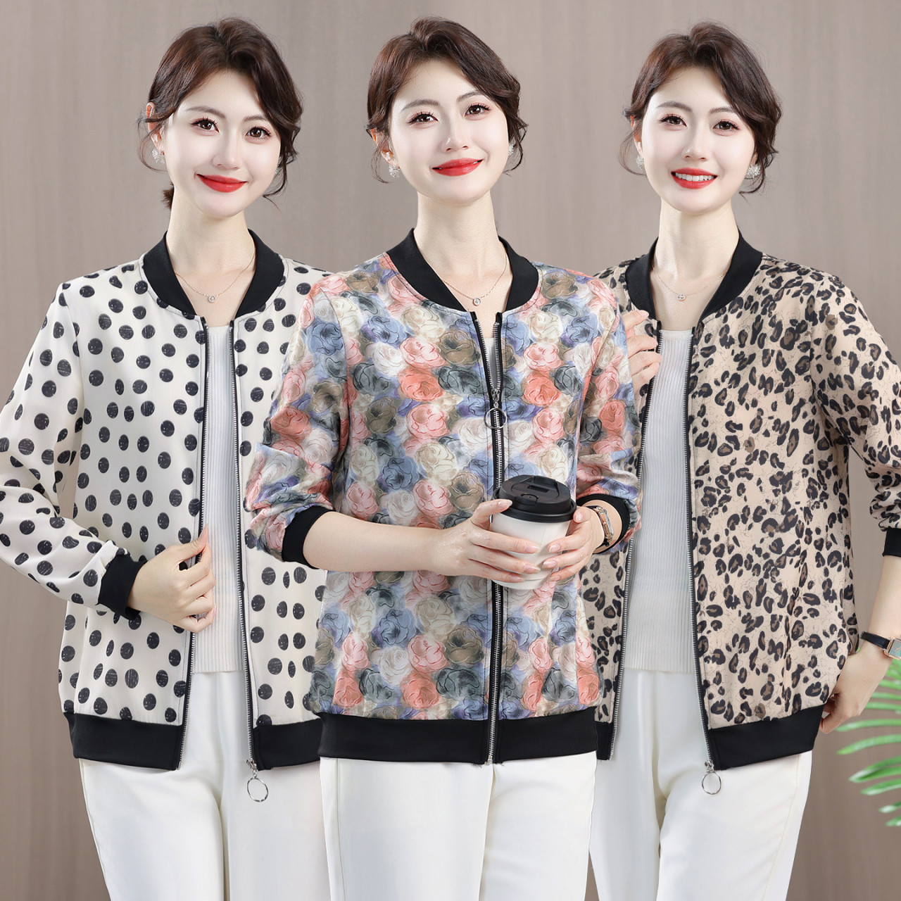 2026妈妈装春夏防晒棒球外套图片
