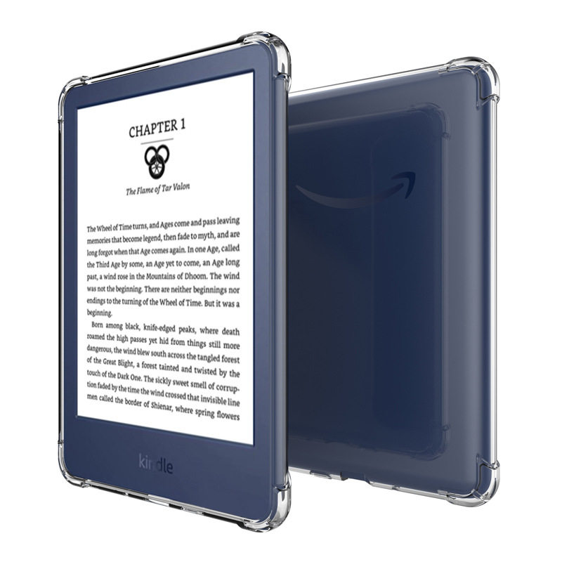 适用亚马逊kindle paperwhite1/2/3电纸书阅读器透明气囊平板保护套6寸轻薄防摔减震壳全包边透明壳