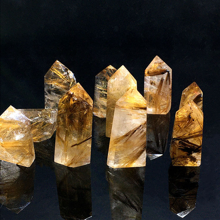 天然金发晶柱钛晶水晶单尖柱原石原矿标本金字塔办公家居桌面摆件,饰品/流行首饰/时尚饰品新,摆件,淘宝优惠券,粉丝福利购,淘宝优惠卷