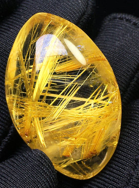 天然钛晶金发晶吊坠板钛吊坠