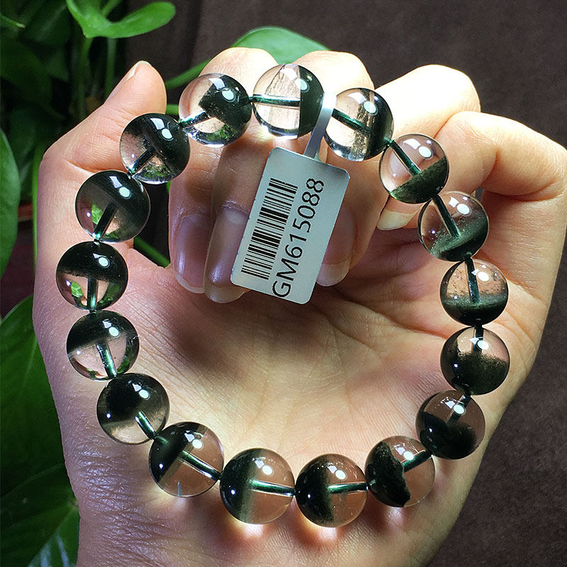 天然绿幽灵四季彩幽灵手链千层聚宝盆半盆绿水晶单圈男女同款手串,饰品/流行首饰/时尚饰品新,手链,淘宝优惠券,粉丝福利购,淘宝优惠卷