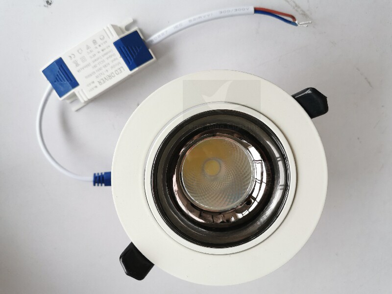 热卖酒店led防眩筒灯cob天花射灯孔65mm90mm高亮服装店展柜牛眼灯