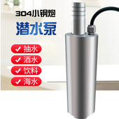 小能豆304小钢炮不锈钢潜水泵抽海水220V家用电饮料大流量高扬程