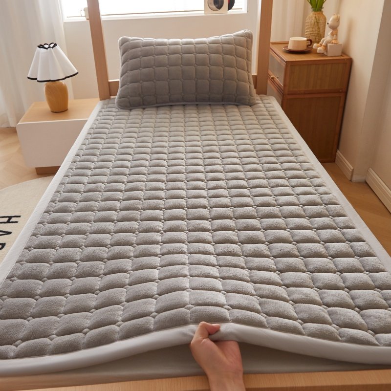 冬季牛奶绒床垫软垫家用宿舍学生绒毯子垫被褥子单人加绒床褥垫子