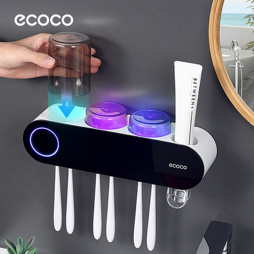 牙刷置物架消毒器ecoco智能杀菌