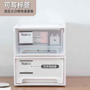 透明药箱药物收纳盒抽屉式家用医药箱大容量药品收纳柜多层家庭装