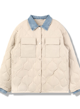 【春春Spring】保暖运动时尚女款90短款鸭绒羽绒服W24102A