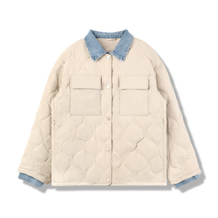 【春春Spring】保暖运动时尚女款90短款鸭绒羽绒服W24102A
