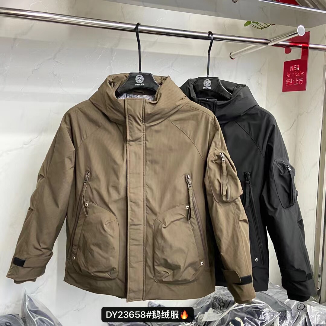 达依空间冬季加肥加大码男装鹅绒服特大码胖子穿鹅羽绒外套23658