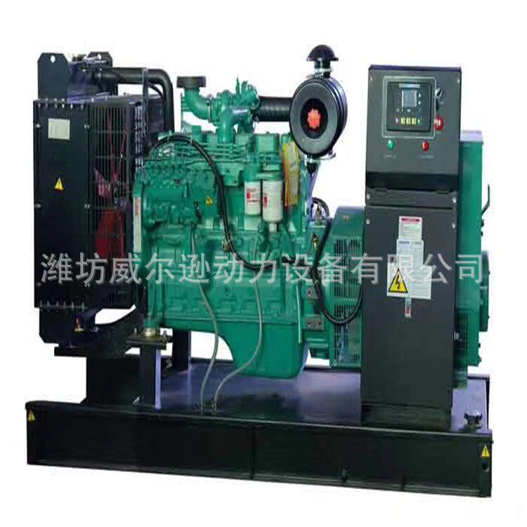 厂供货玉柴50KW柴发电机组 养家殖排水抗洪油50GF带动水 泵电启动