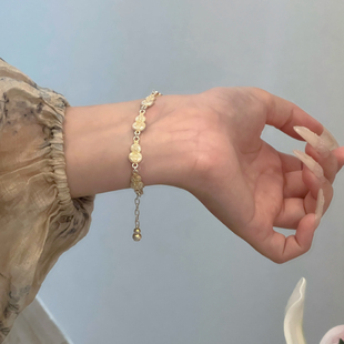 一十七手作「祝清欢」足银999.9古法描金珐琅彩轻奢宫廷葫芦手链